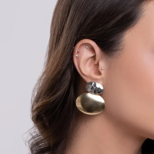 Duo ball Earring
