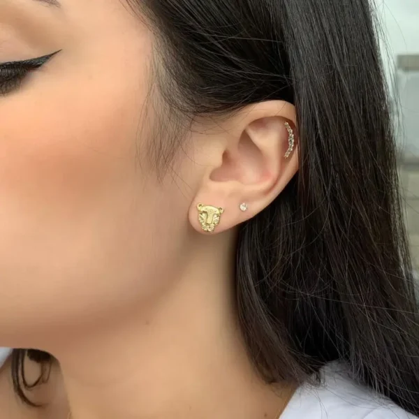Leopard Earring