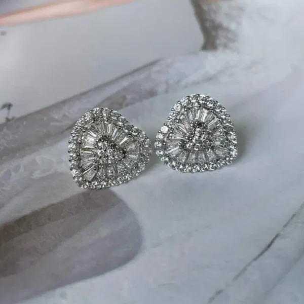 Silver Heart Earring